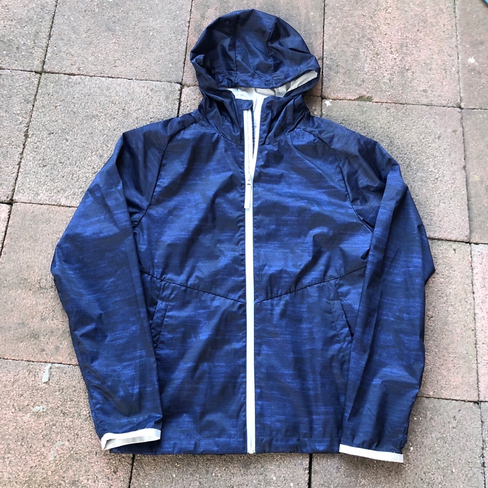 Reigning Champ Blue Camo Windbreaker Jacket
